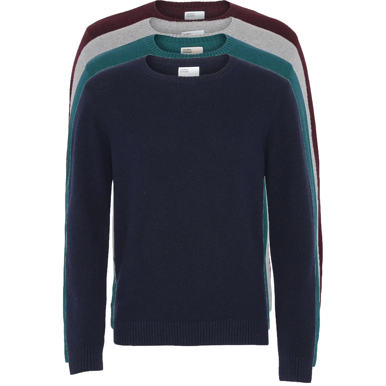 Classic Unisex Merino Wool Jumper, Oxblood Red