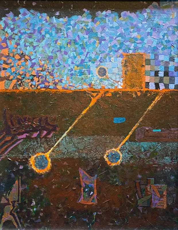 Coastal Defence. Acrylic Painting (R14)