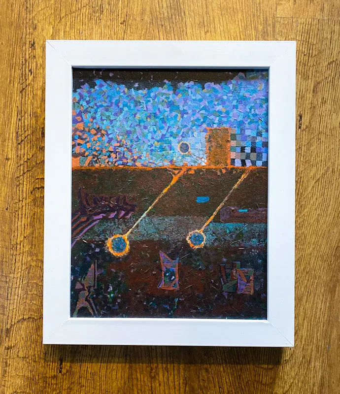 Coastal Defence. Acrylic Painting (R14)