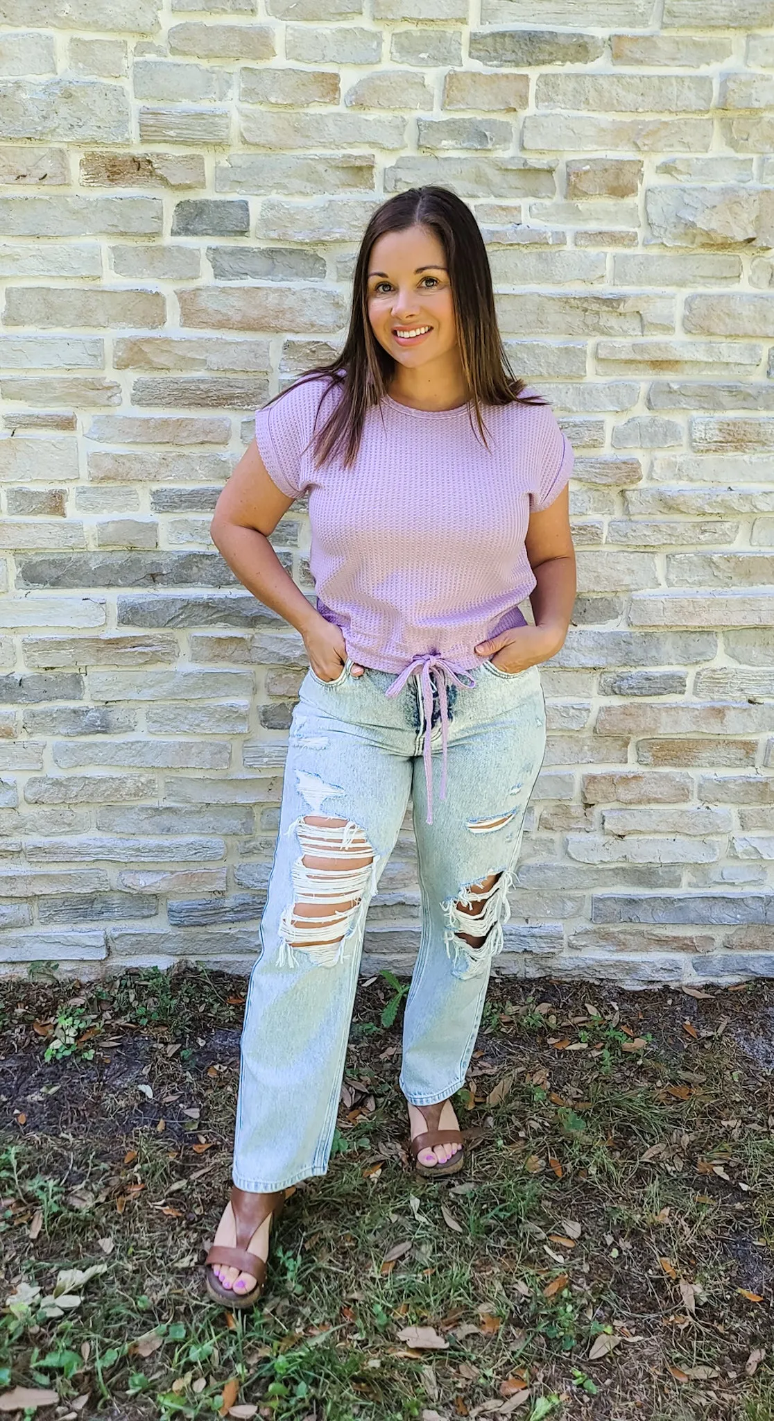 Comfy & Cozy Blouse - Lavender