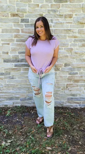 Comfy & Cozy Blouse - Lavender