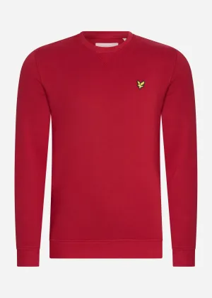 Crew neck sweatshirt - tunnel red