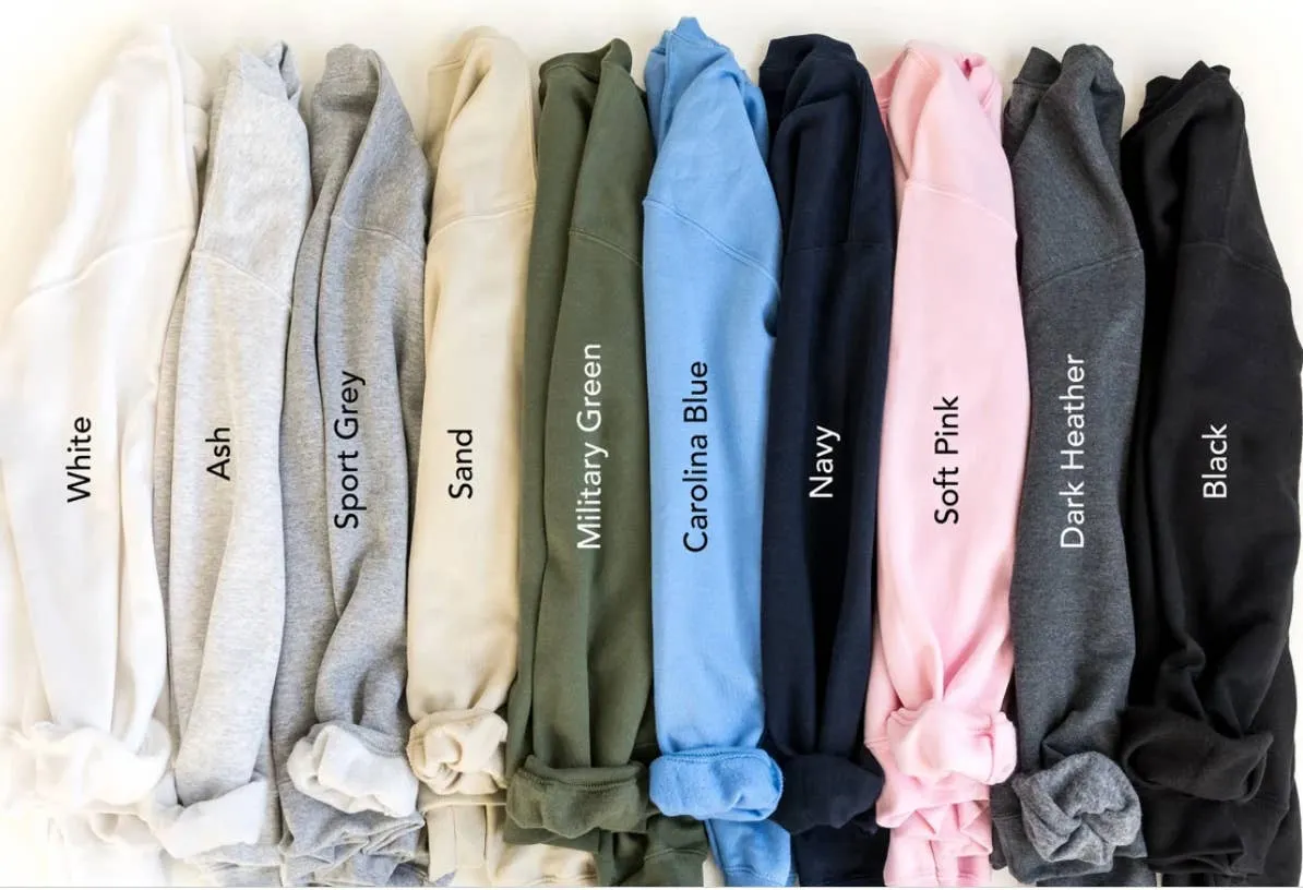 Custom baseball number and name Sweatshirt/With On Sleeve