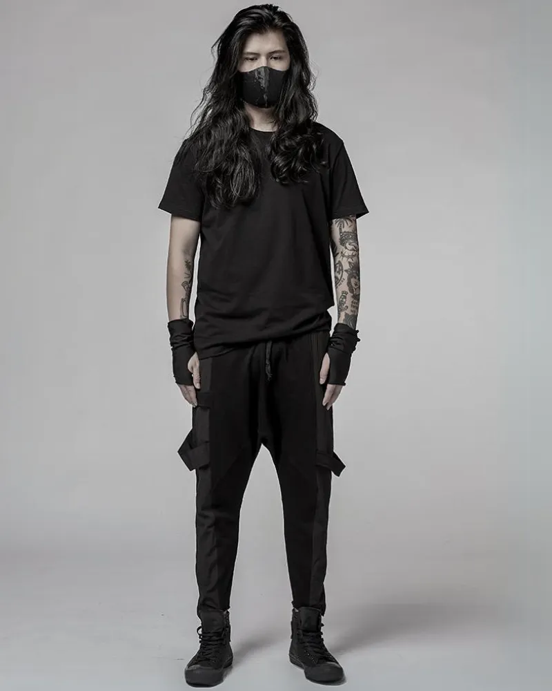 Darkwear Asymmetric Patchwork Cargo Pants