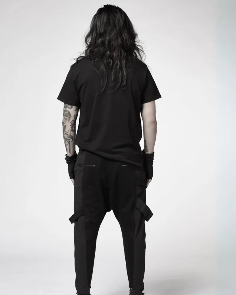 Darkwear Asymmetric Patchwork Cargo Pants