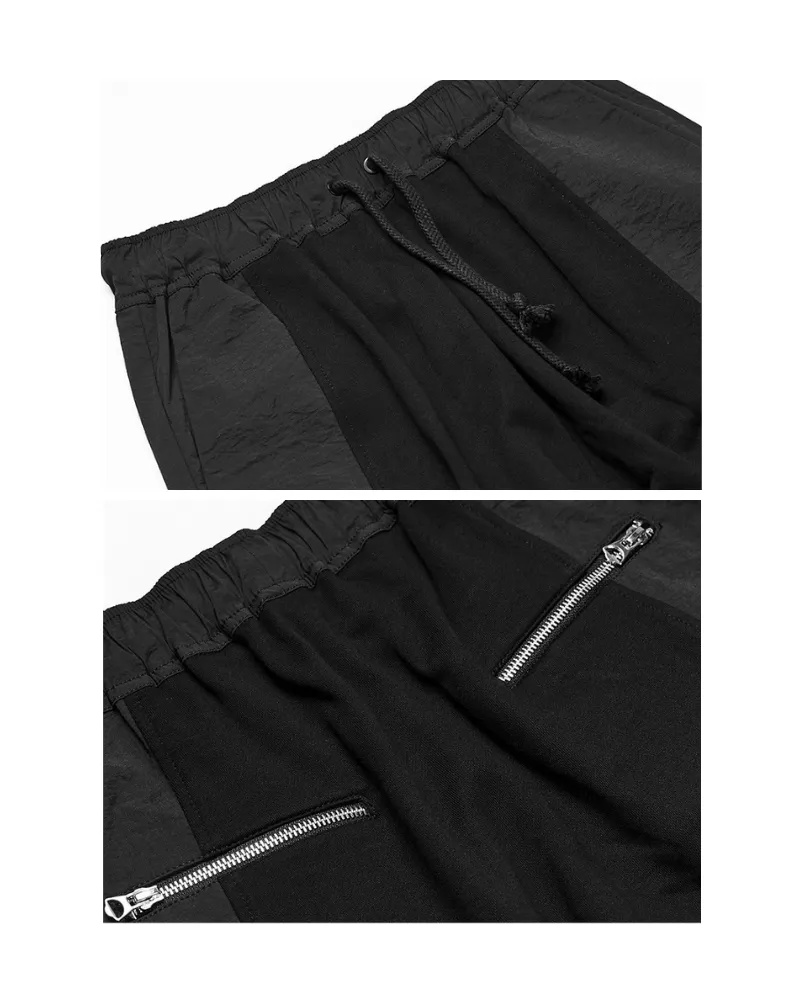 Darkwear Asymmetric Patchwork Cargo Pants