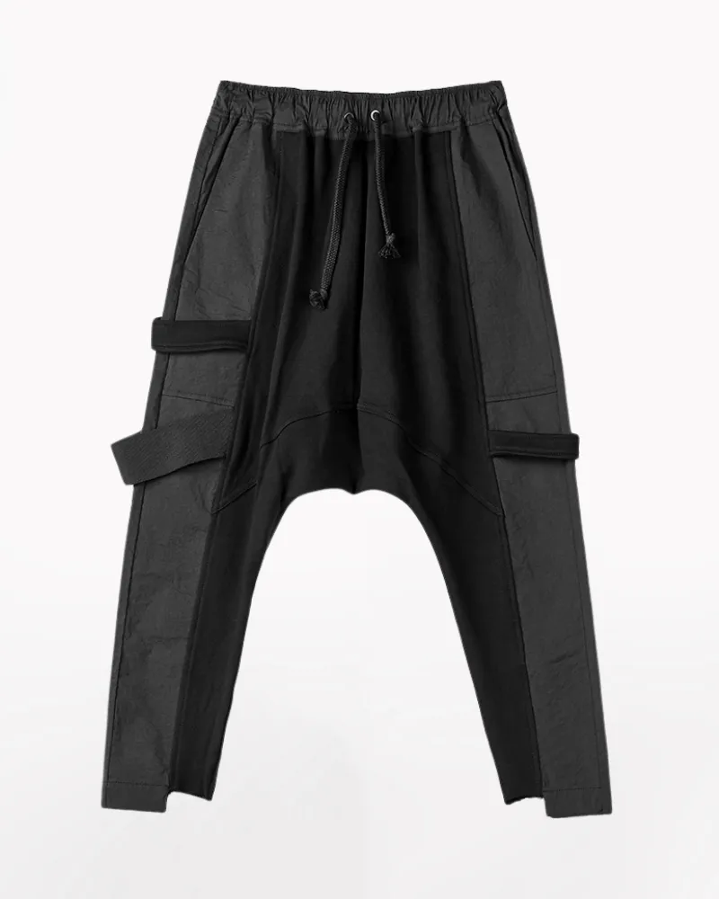 Darkwear Asymmetric Patchwork Cargo Pants