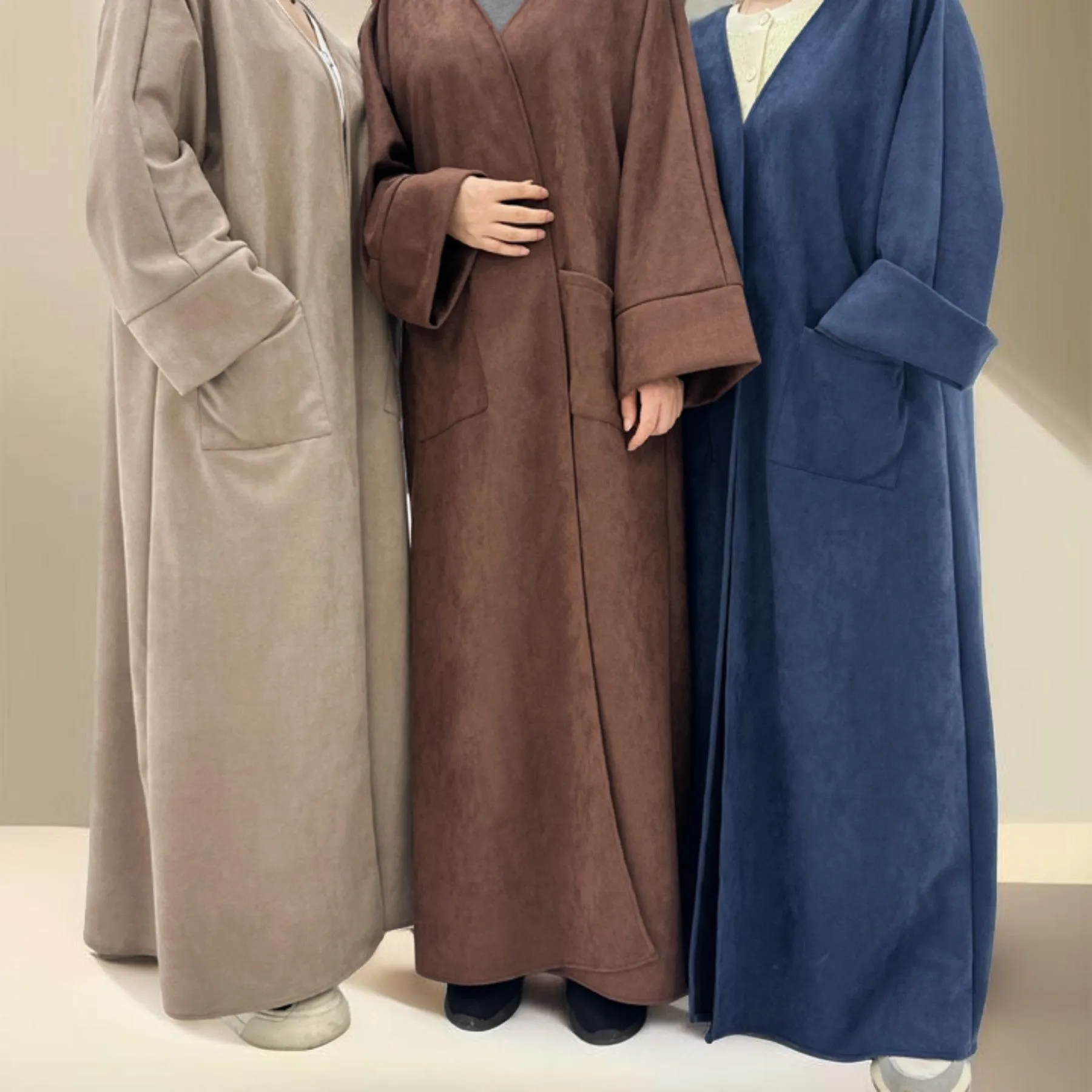 Deena Velvet Coat Abaya