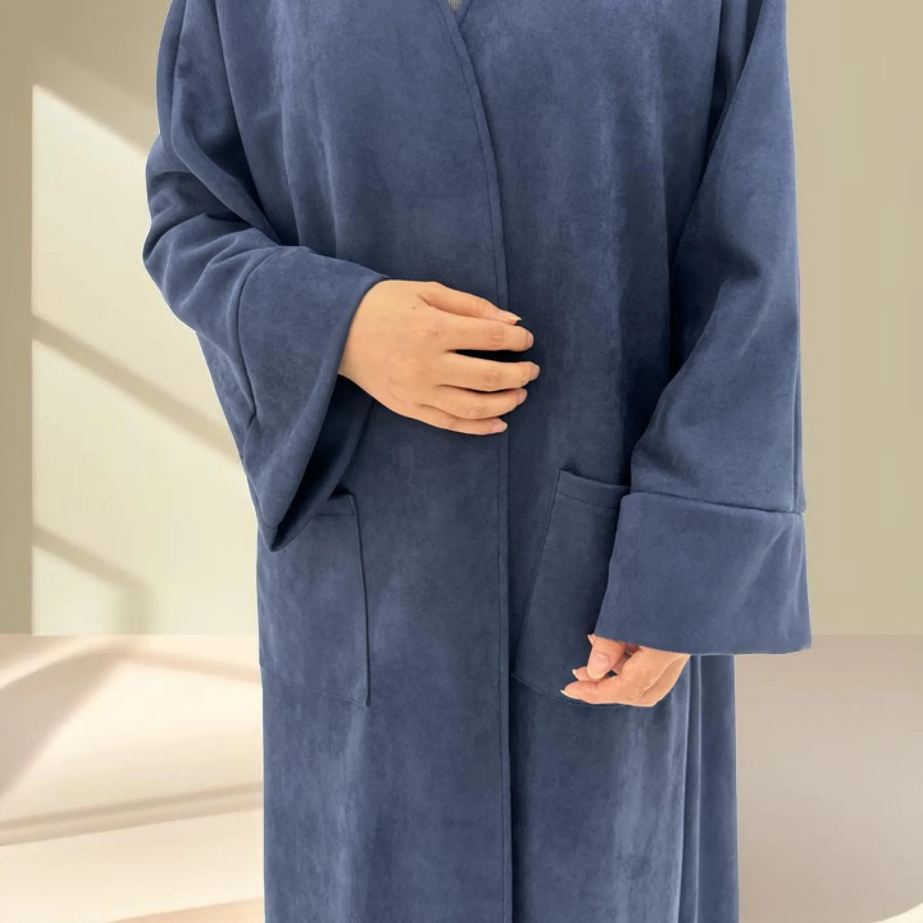 Deena Velvet Coat Abaya