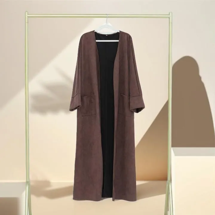 Deena Velvet Coat Abaya