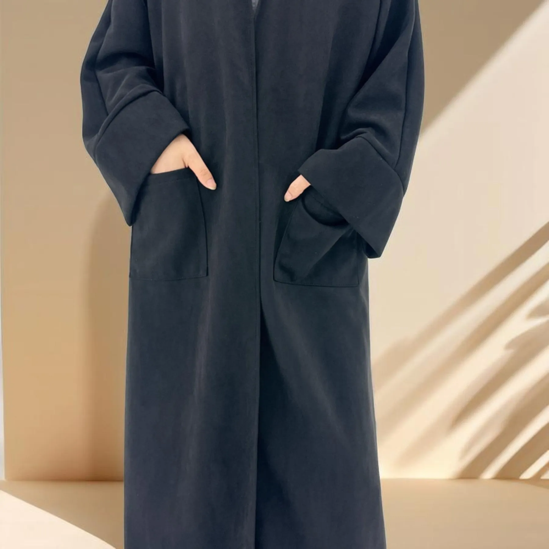 Deena Velvet Coat Abaya