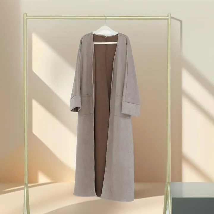 Deena Velvet Coat Abaya