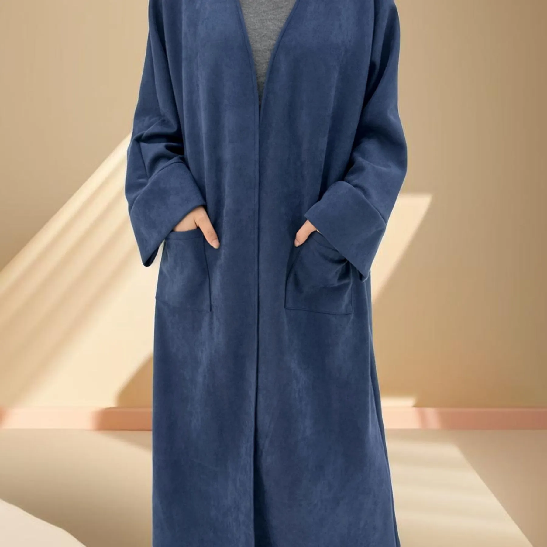 Deena Velvet Coat Abaya