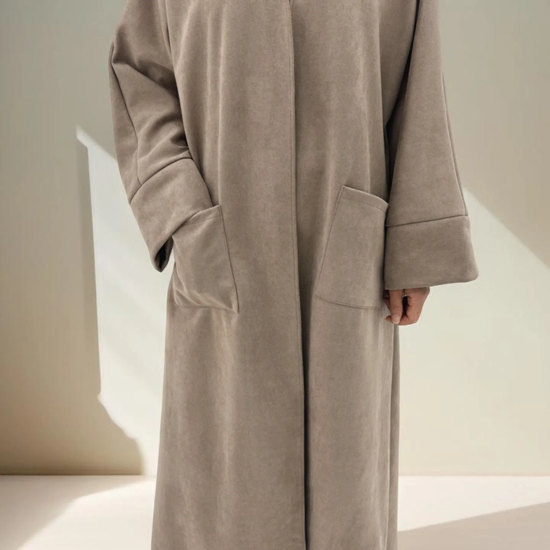 Deena Velvet Coat Abaya