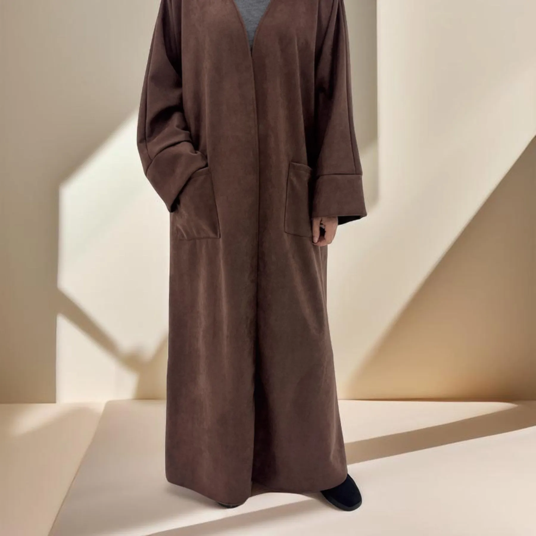 Deena Velvet Coat Abaya