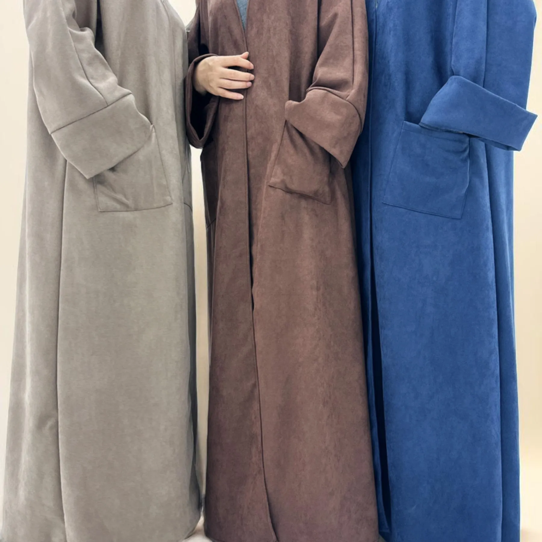 Deena Velvet Coat Abaya