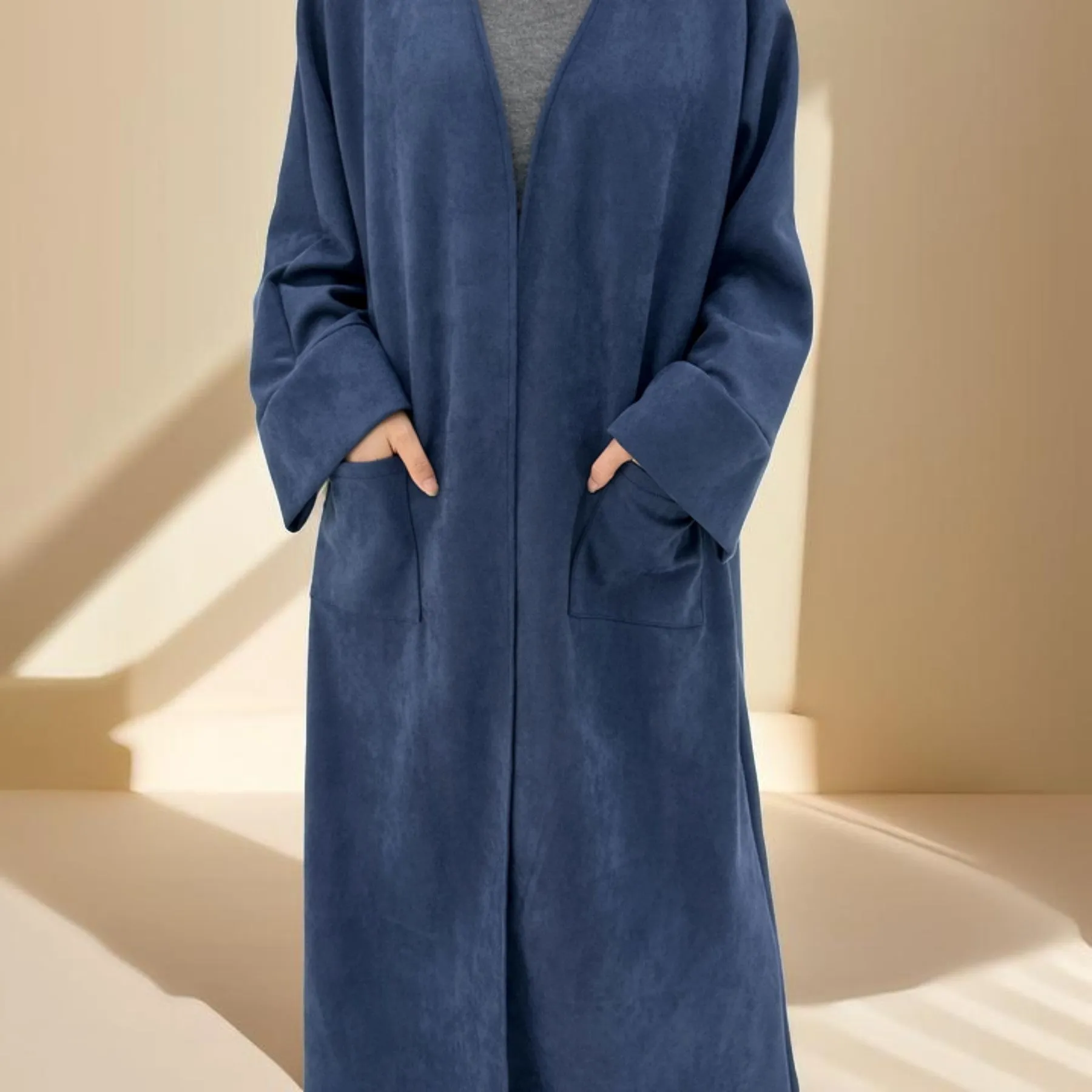 Deena Velvet Coat Abaya