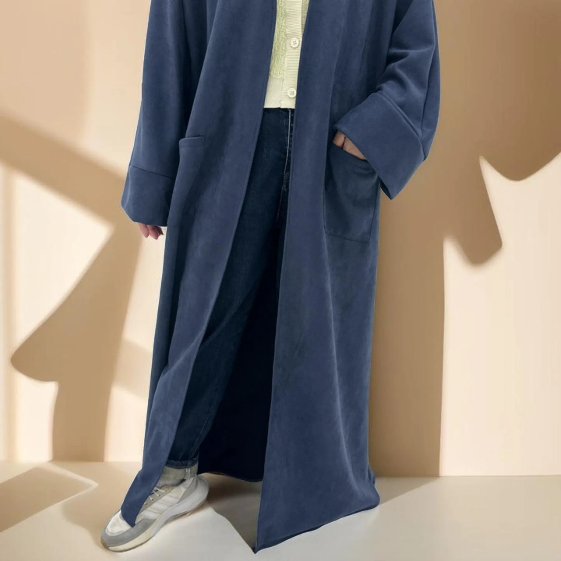 Deena Velvet Coat Abaya