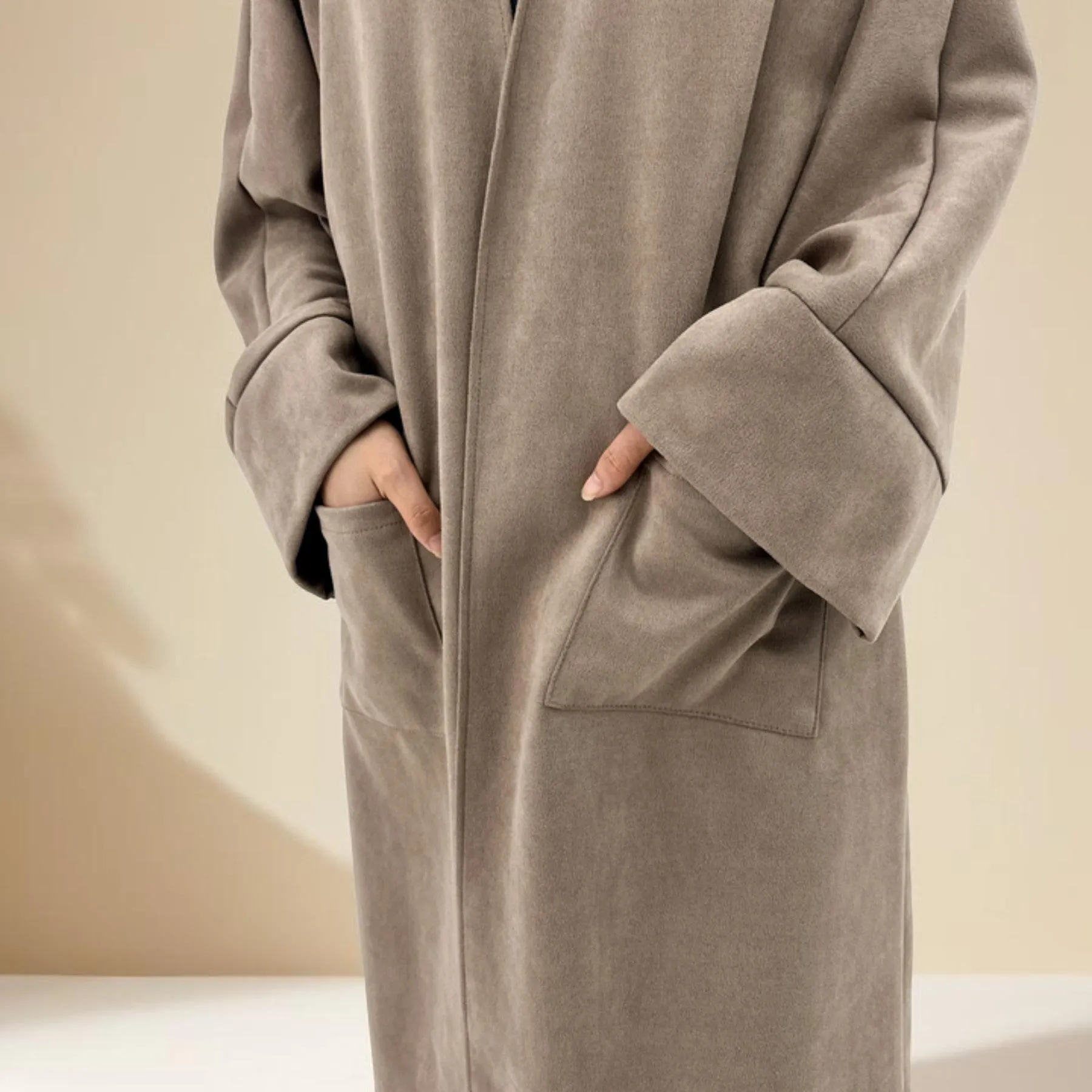Deena Velvet Coat Abaya