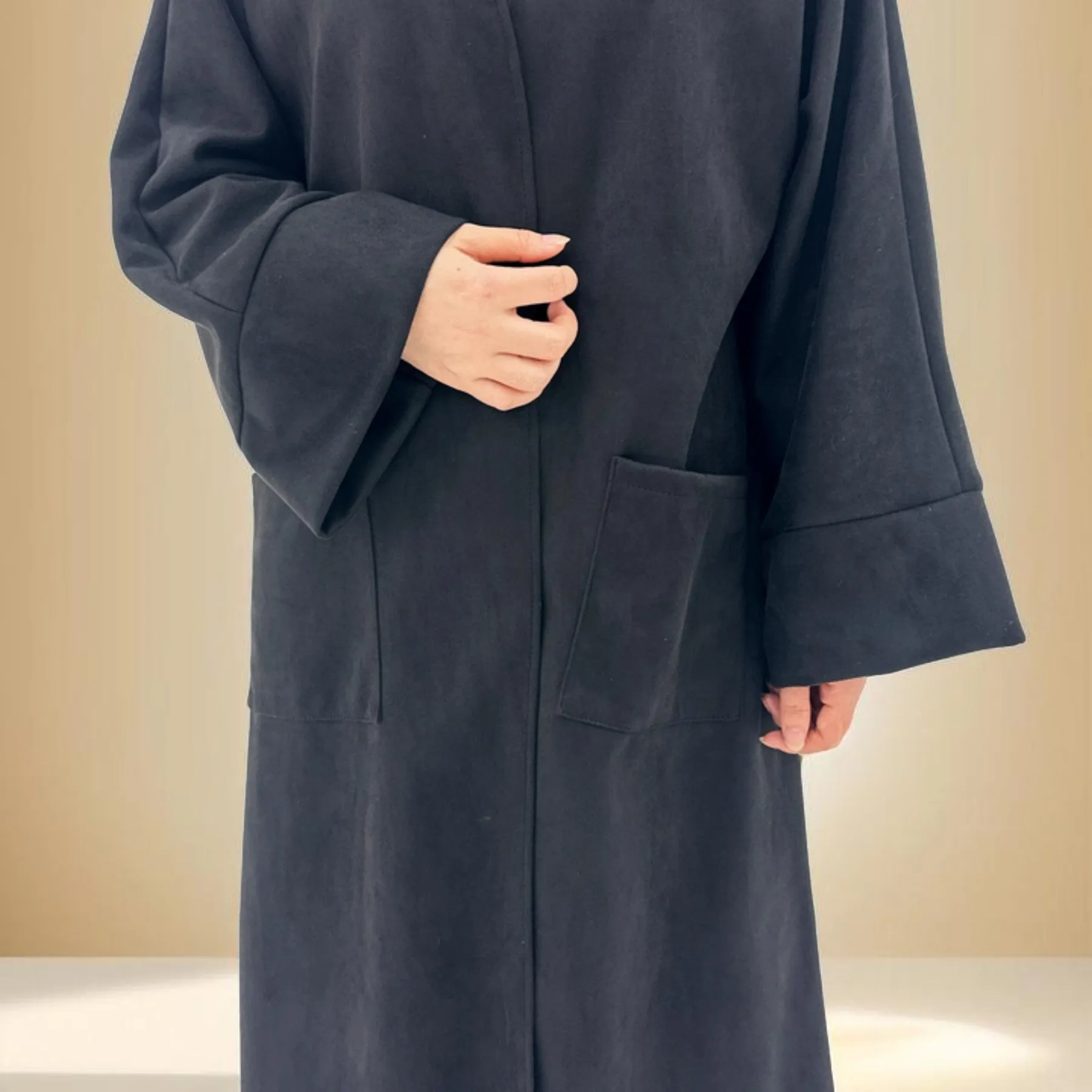 Deena Velvet Coat Abaya