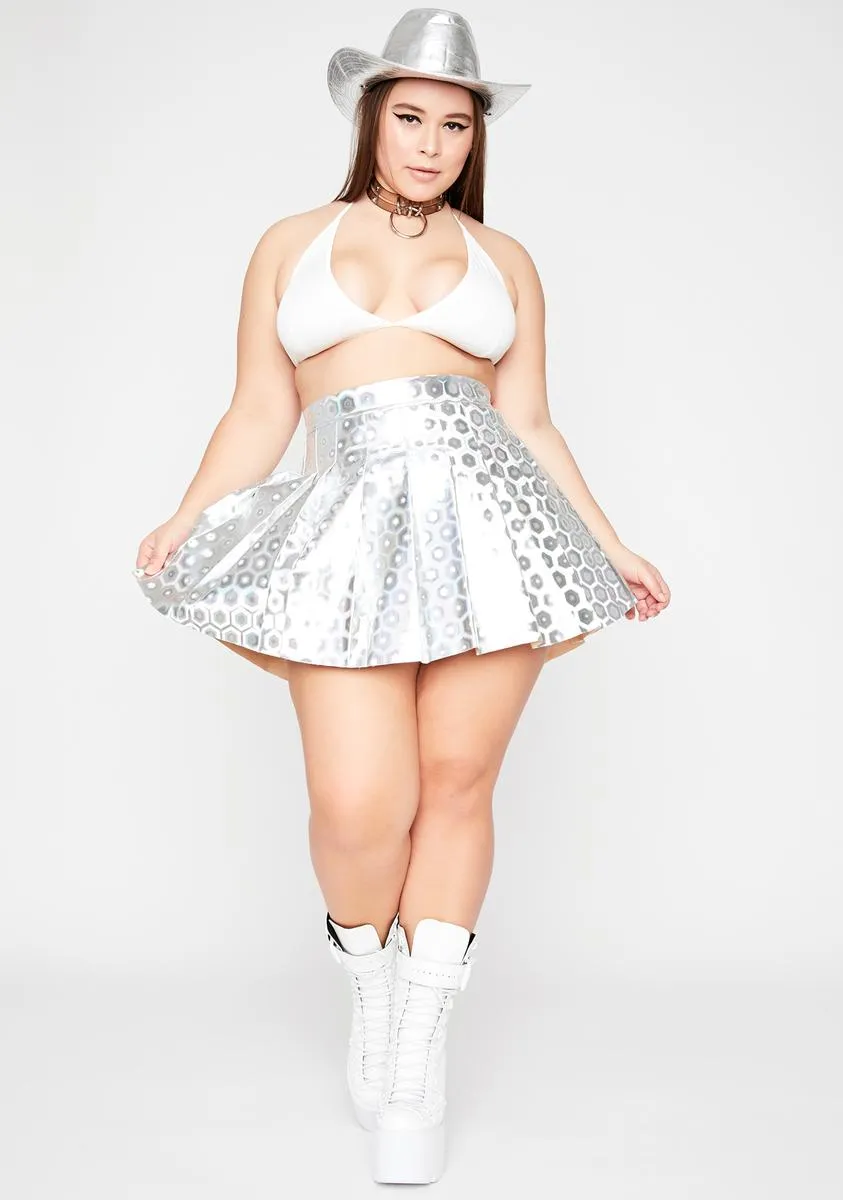 Divine Space Vixen Holographic Skirt