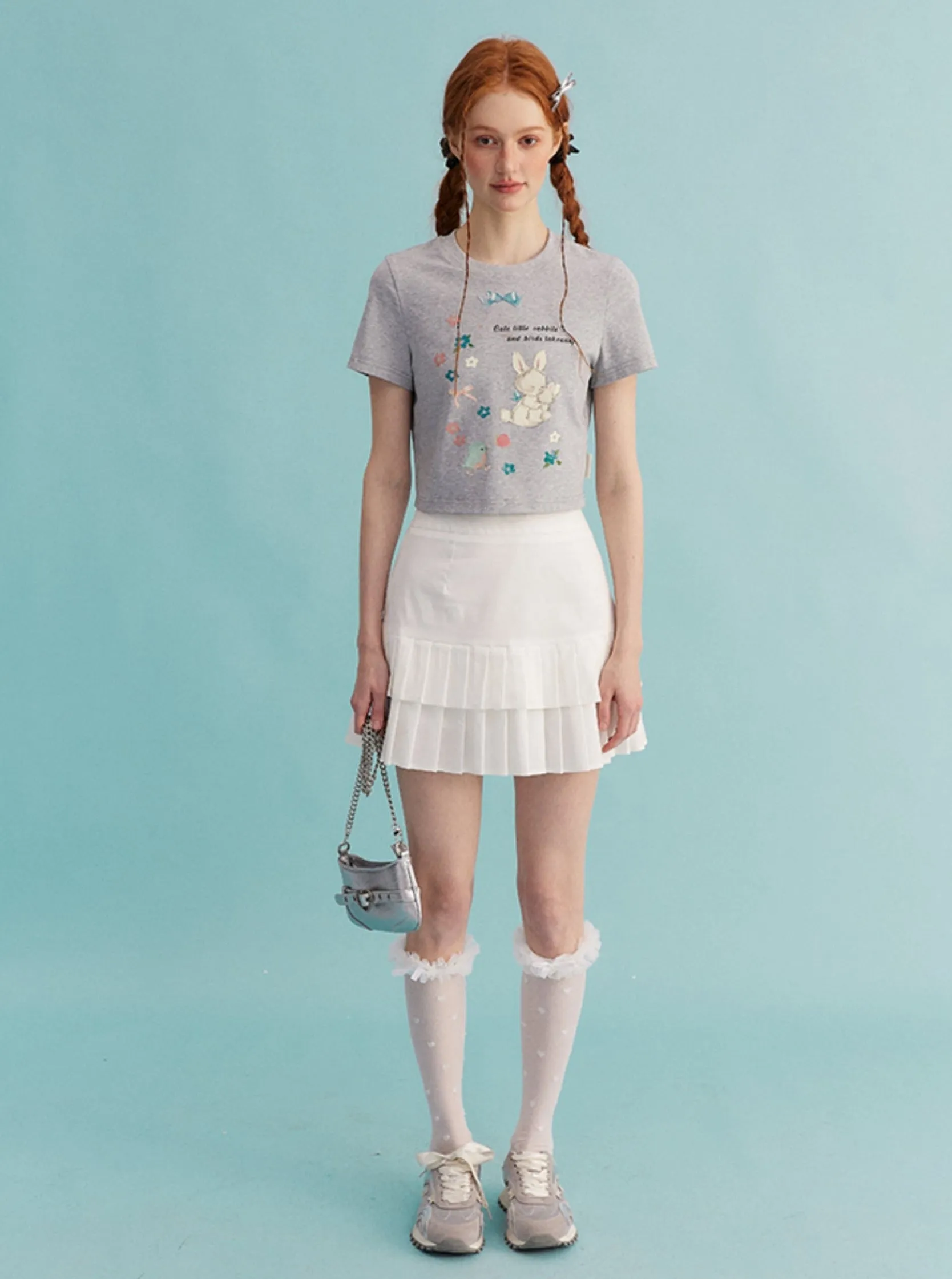 Double Pleated Skirt