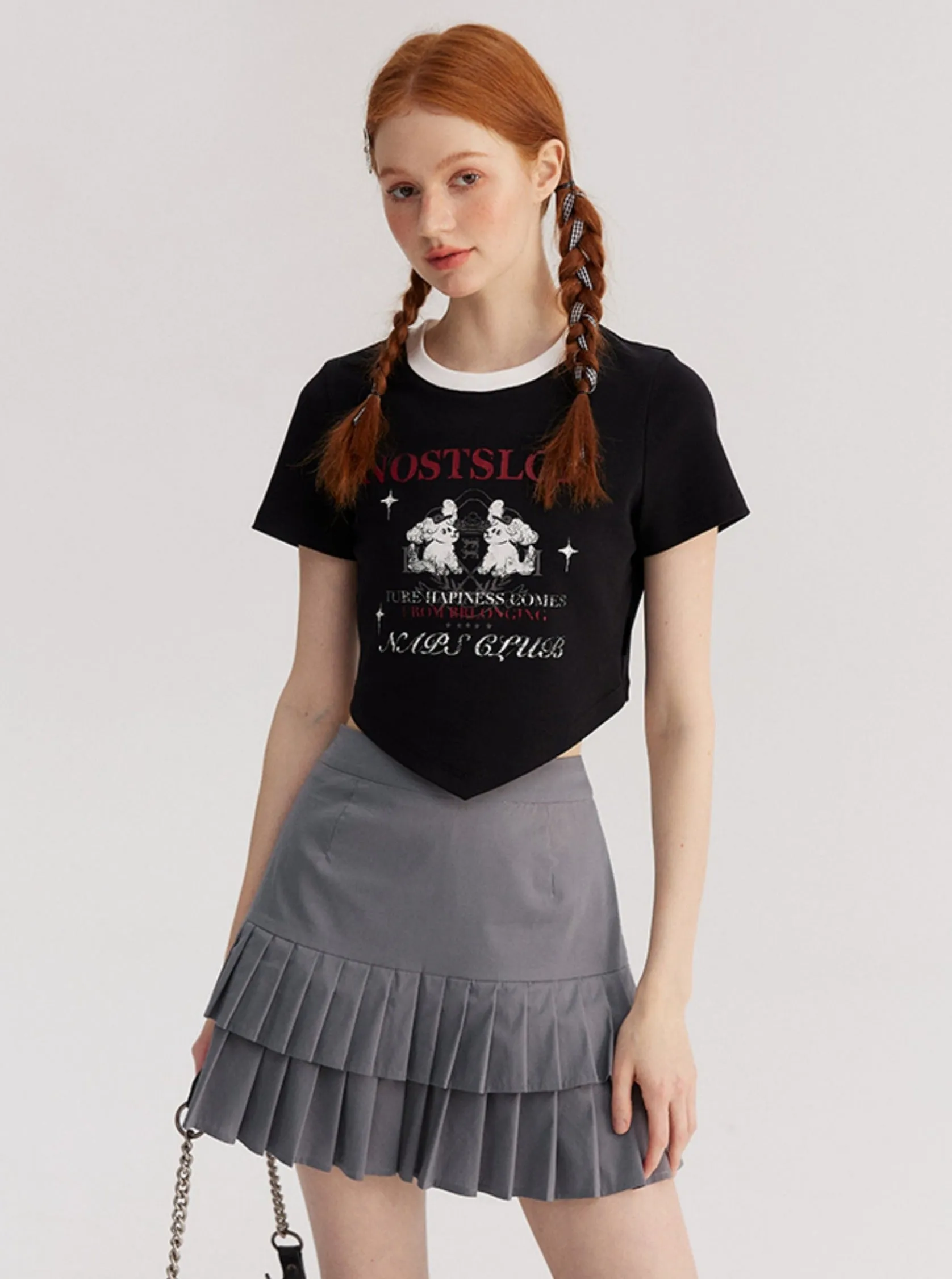Double Pleated Skirt