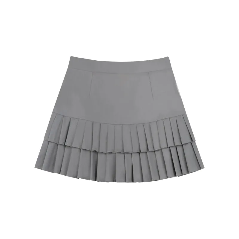 Double Pleated Skirt