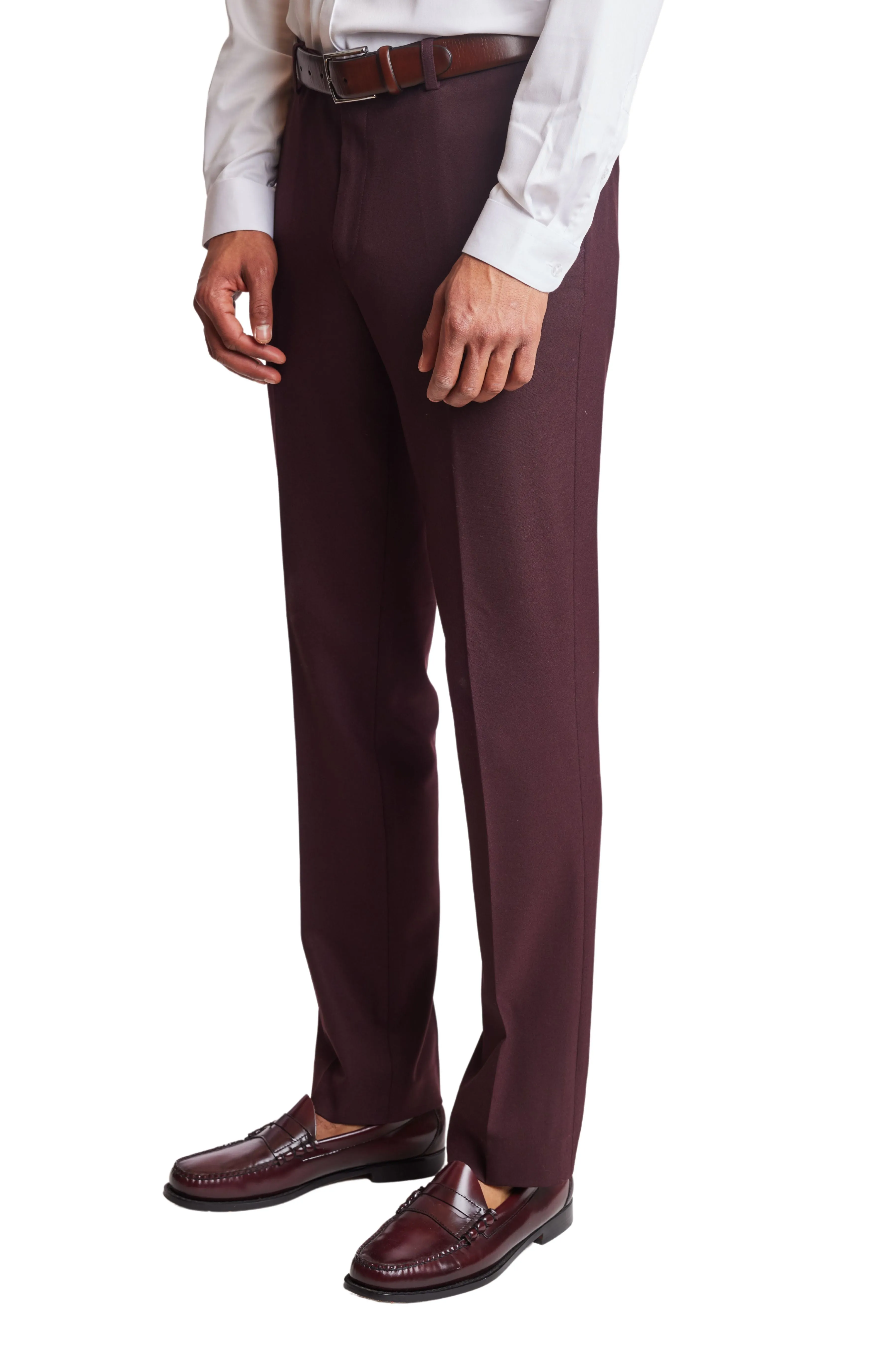 Downing Pants - slim - Winter Wine