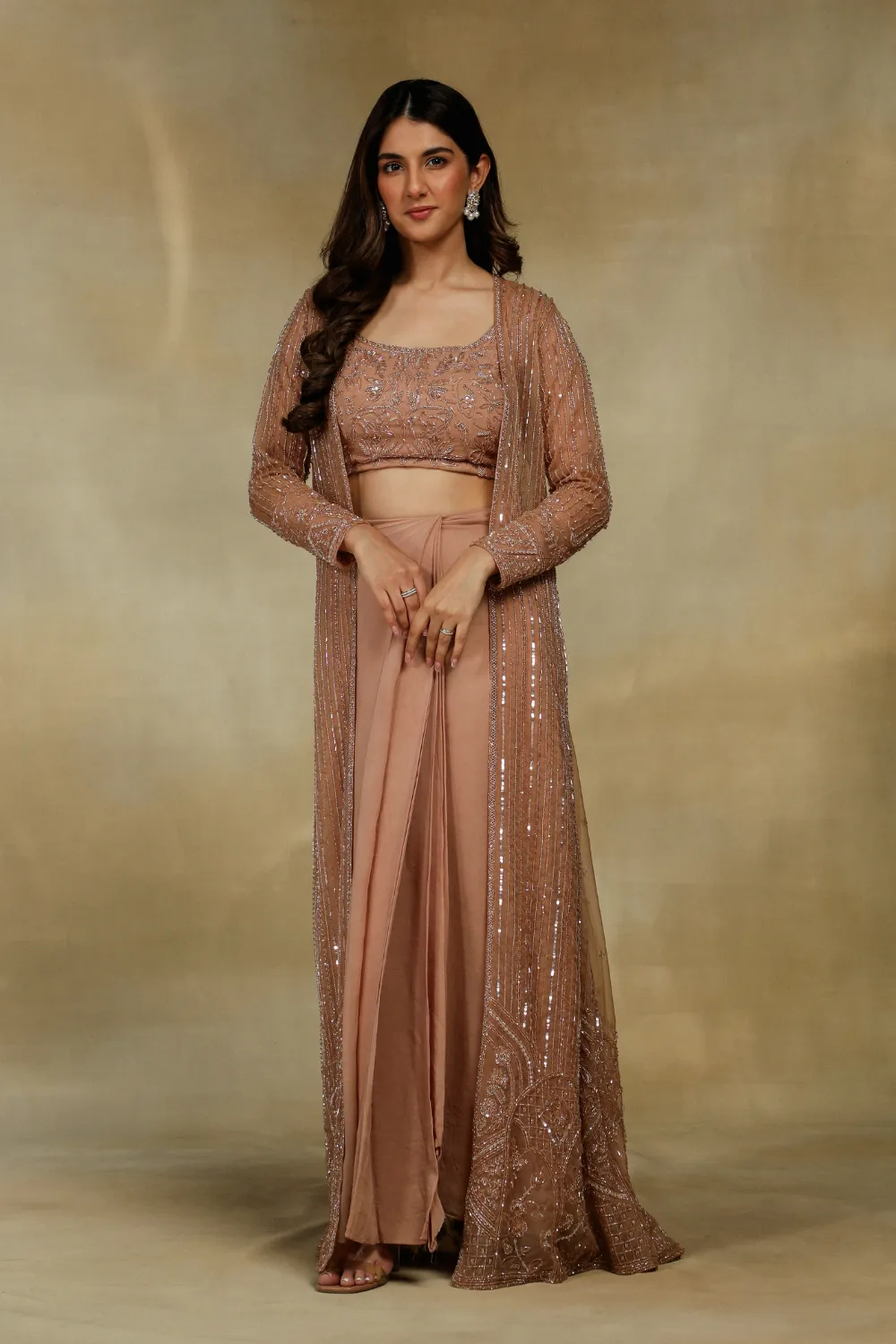 DRAPE SAREE, BLOUSE & JACKET