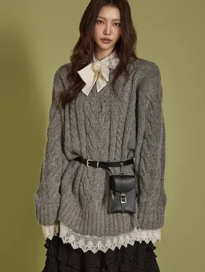 E3555 Corsage Set Knit