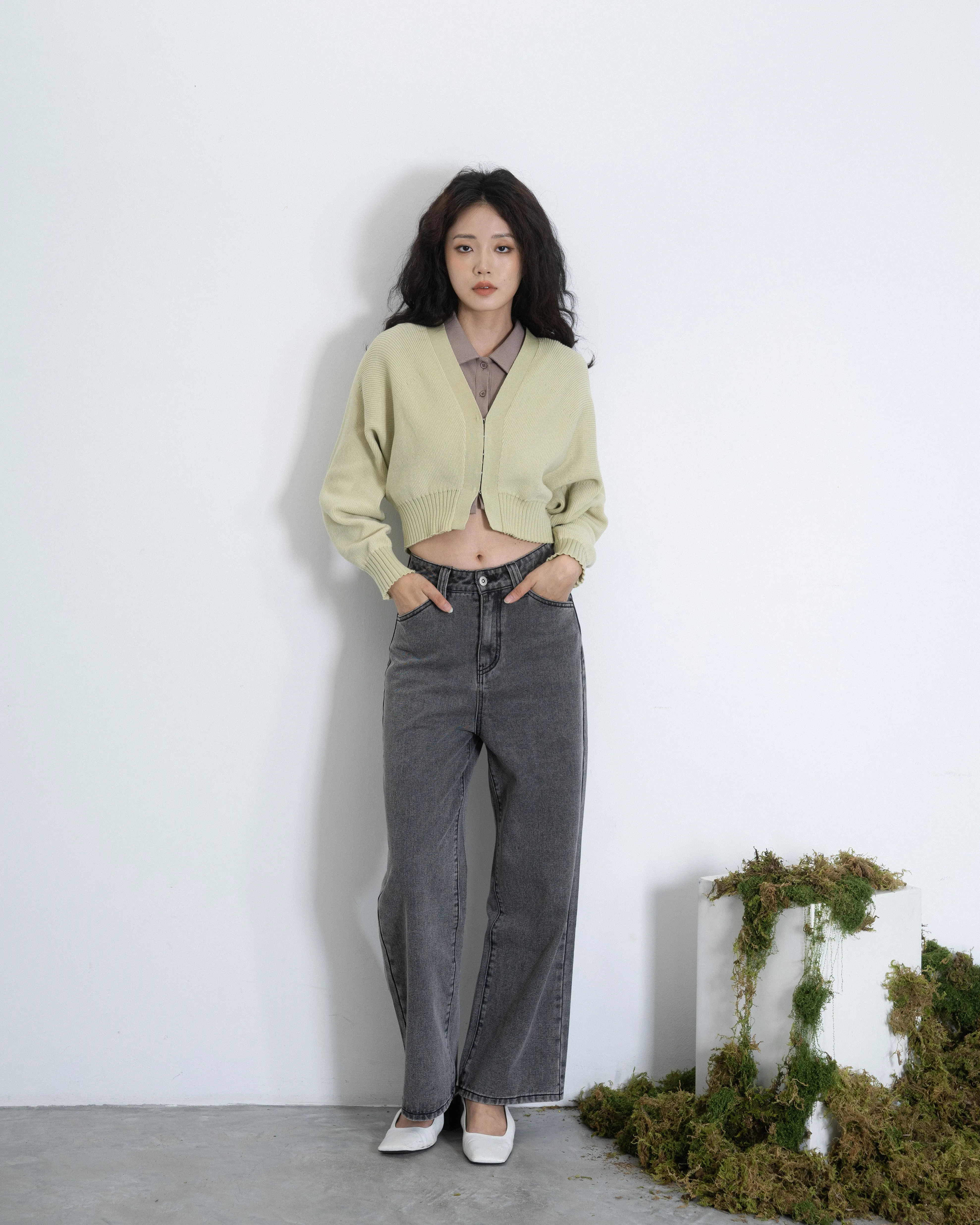 Eco Straight Denim Pants (Denim)