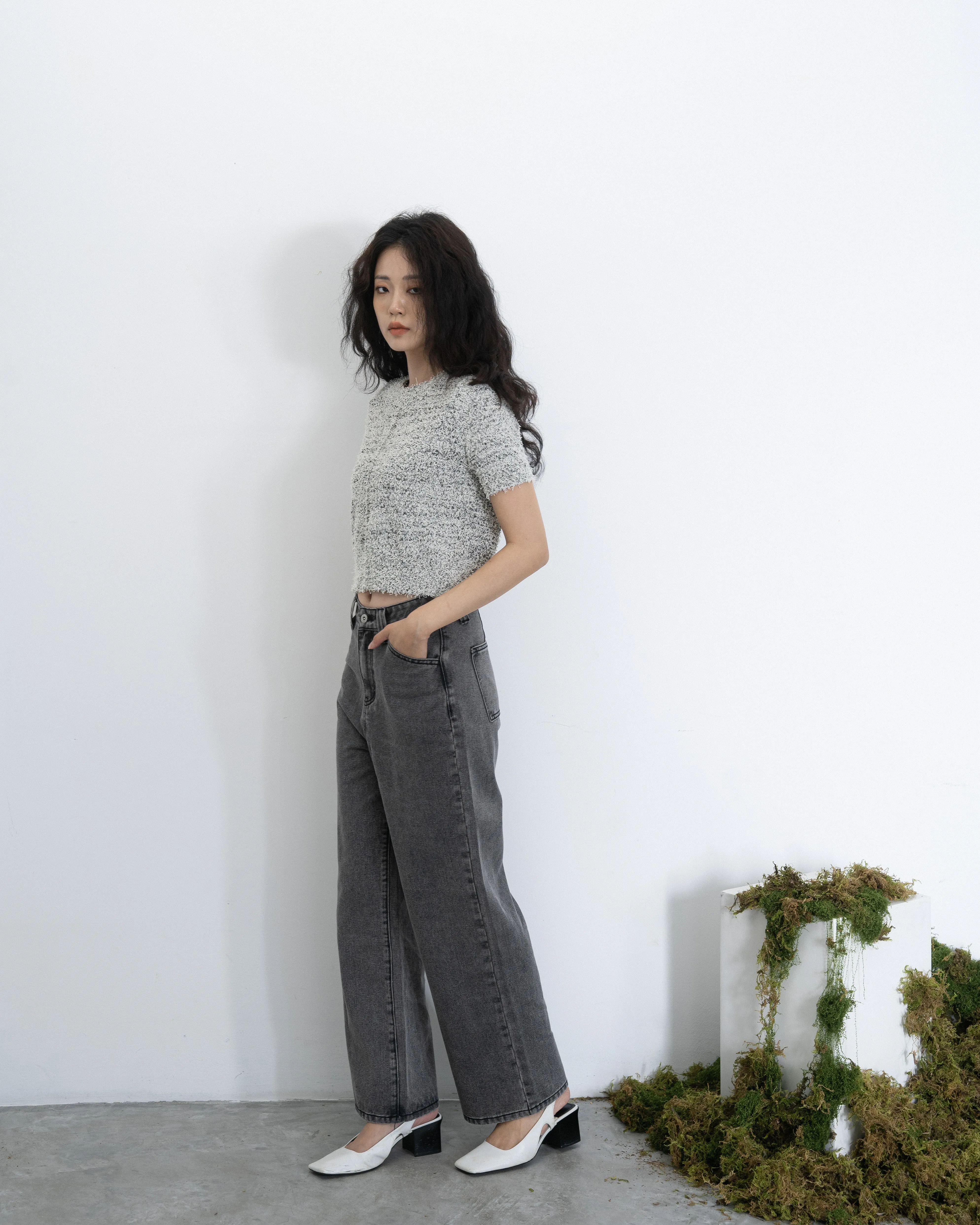 Eco Straight Denim Pants (Denim)