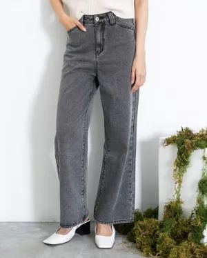 Eco Straight Denim Pants (Denim)