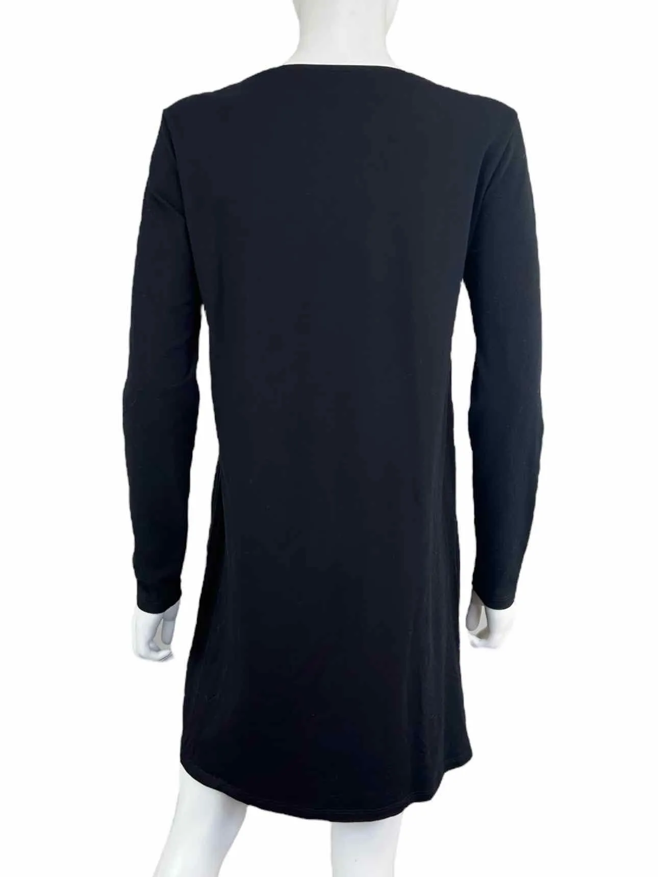 EILEEN FISHER Black Stretch Knit Mini Dress Size XS