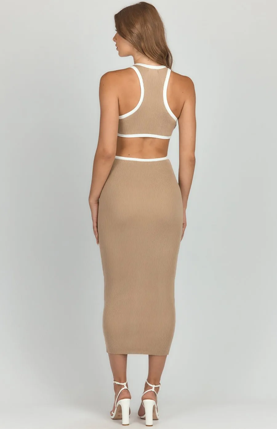 Emily knit dress Camel