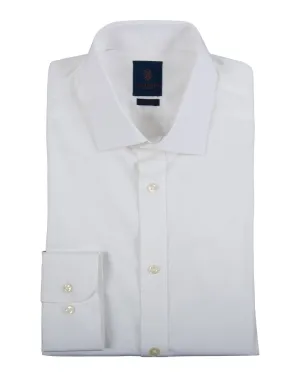 Extra Slim Fit White Stretch Shirt