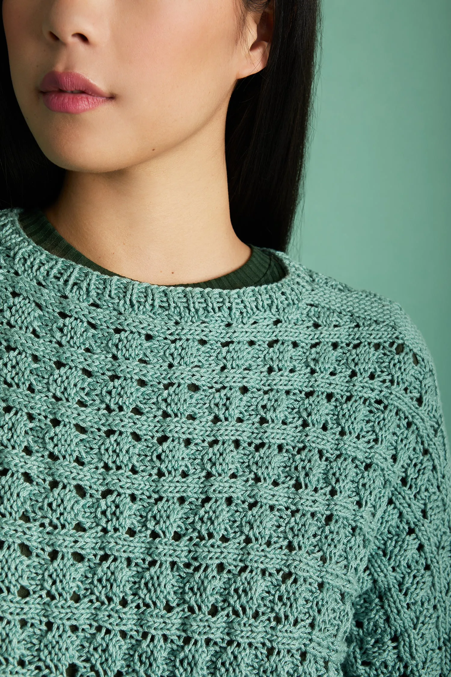 Eyelet Top (Knit)