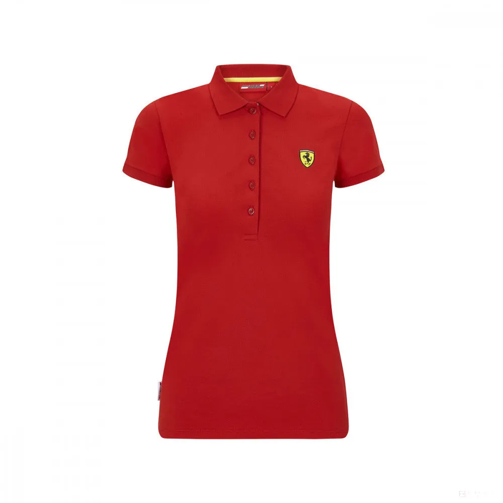 Ferrari Womens Polo, Classic, Red, 2020