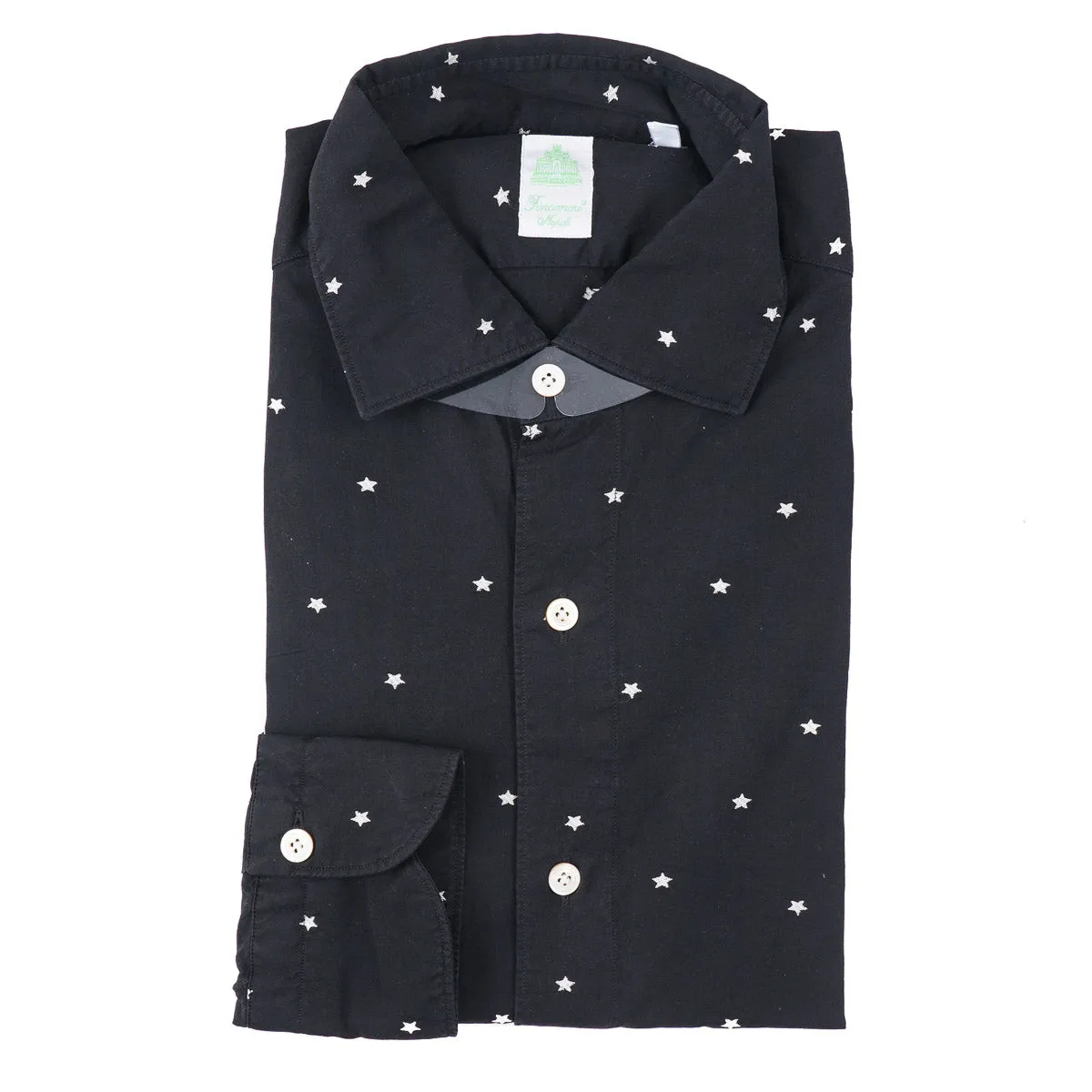 Finamore Slim-Fit Cotton Dress Shirt