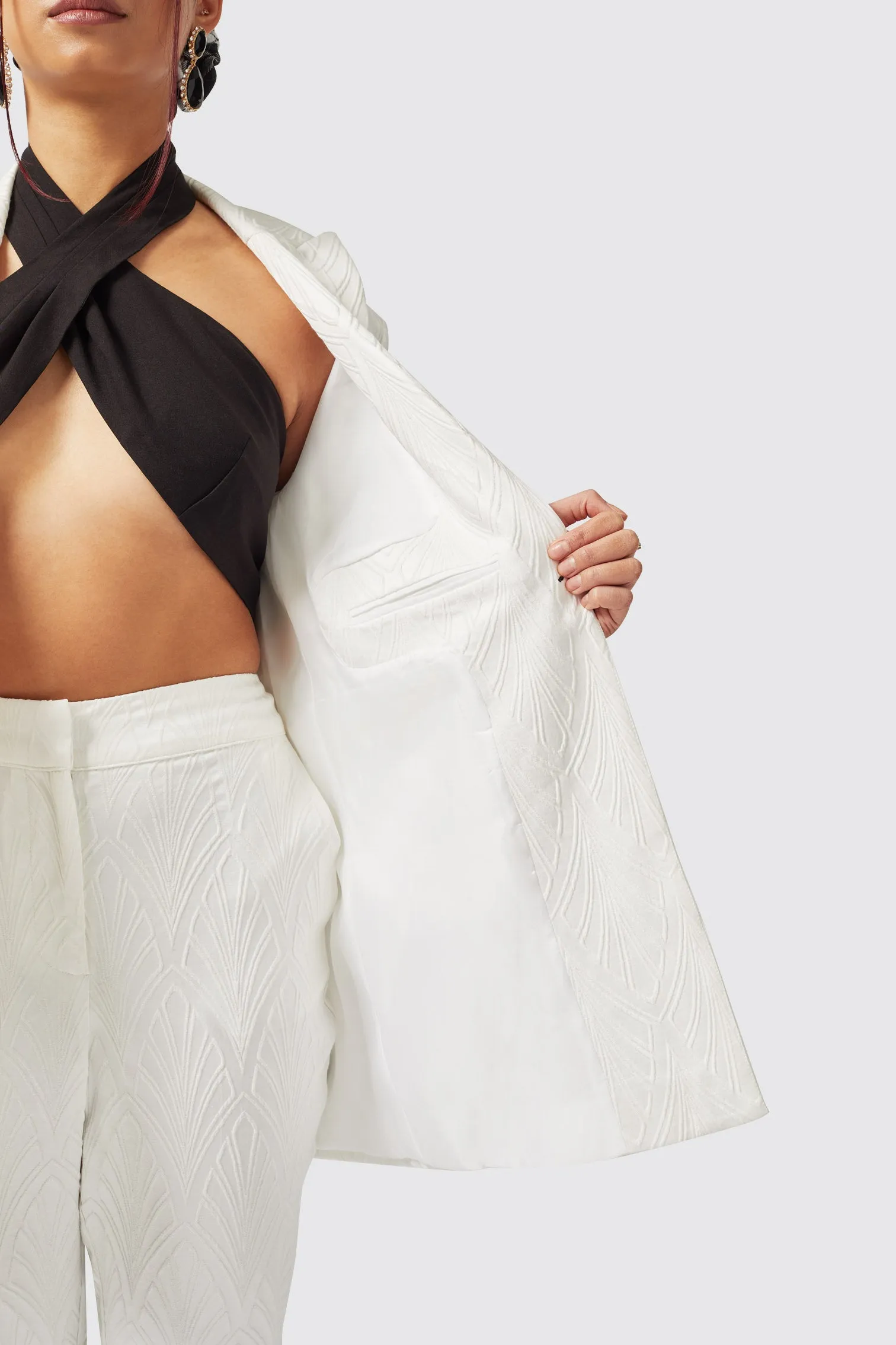 Fiore Slim Fit White Jacket - ARCHIVE