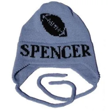 Football Personalized Knit Hat