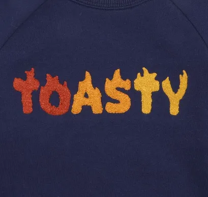 Fox & Finch W24 Dragon Toasty Sweat Top Navy