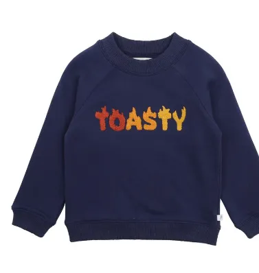 Fox & Finch W24 Dragon Toasty Sweat Top Navy