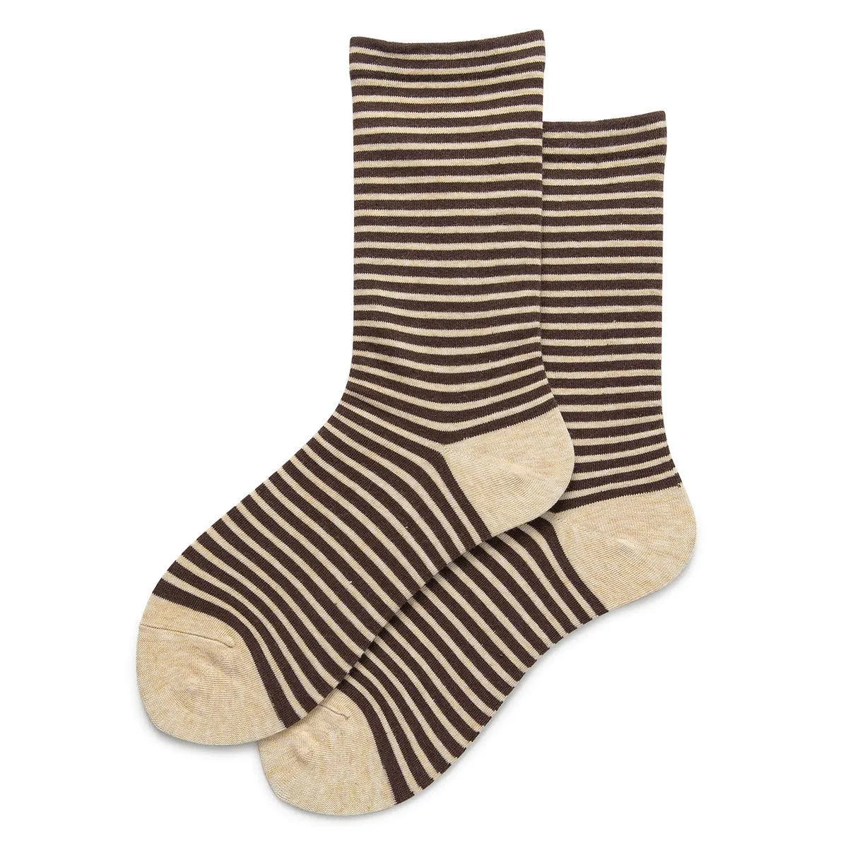 French Retro Striped Cotton College Socks