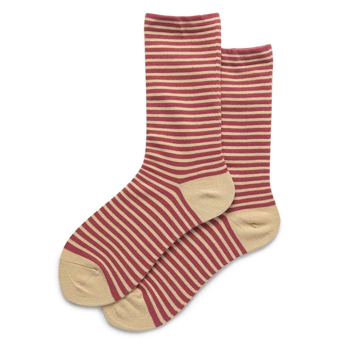 French Retro Striped Cotton College Socks