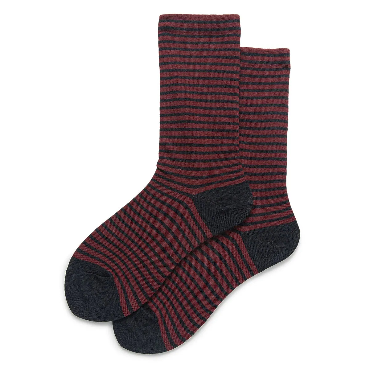 French Retro Striped Cotton College Socks