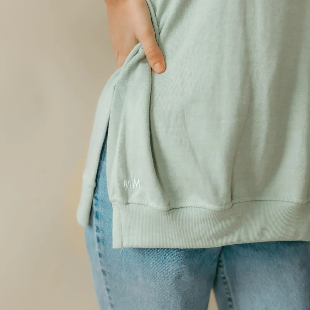 French Terry Short Sleeve - Ash