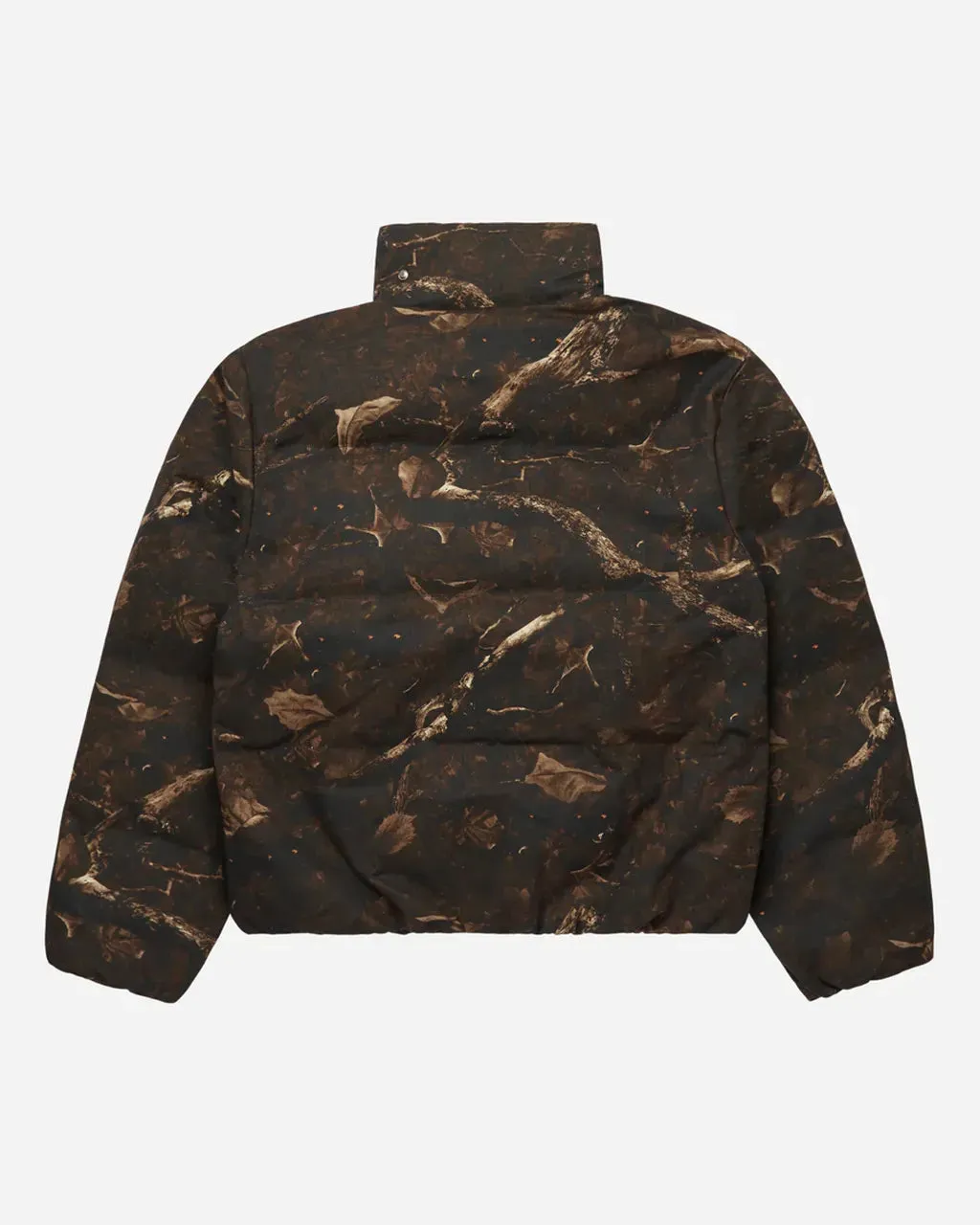 Fugazi Sniper Camo Puffer Jacket Brown