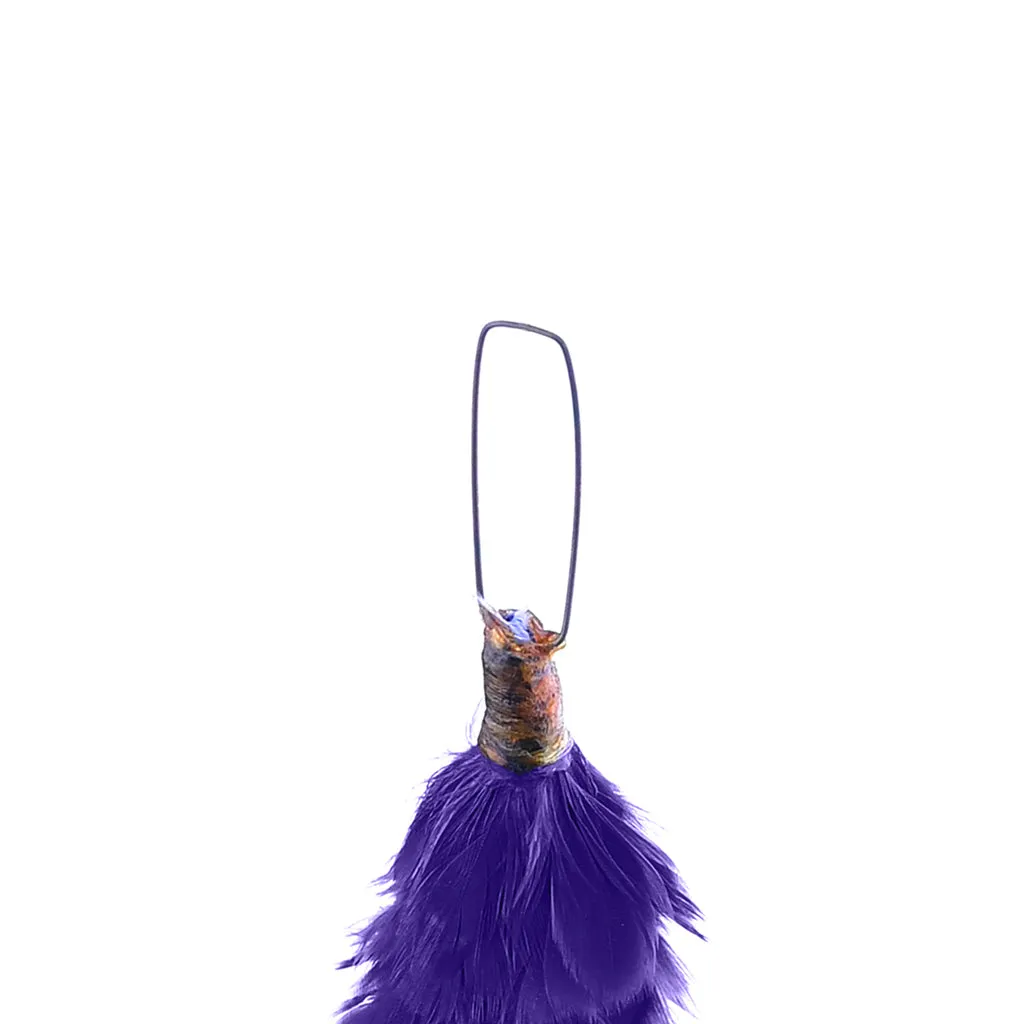 Glengarry Hat Feather Hackle Navy Blue